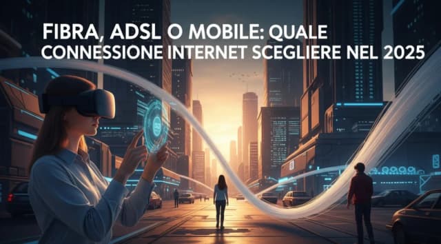 Fibra, ADSL o Mobile: Quale Connessione Internet Scegliere nel 2025